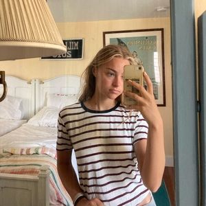 soft striped tee